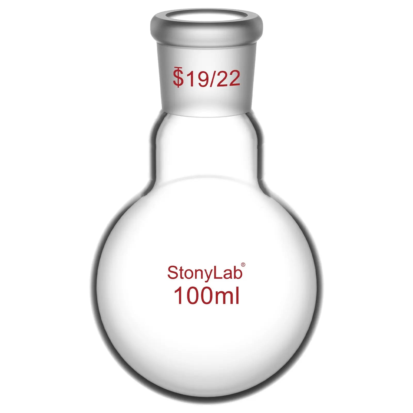 Comprehensive product view and setup components for StonyLab 1 Neck Round Bottom Flask