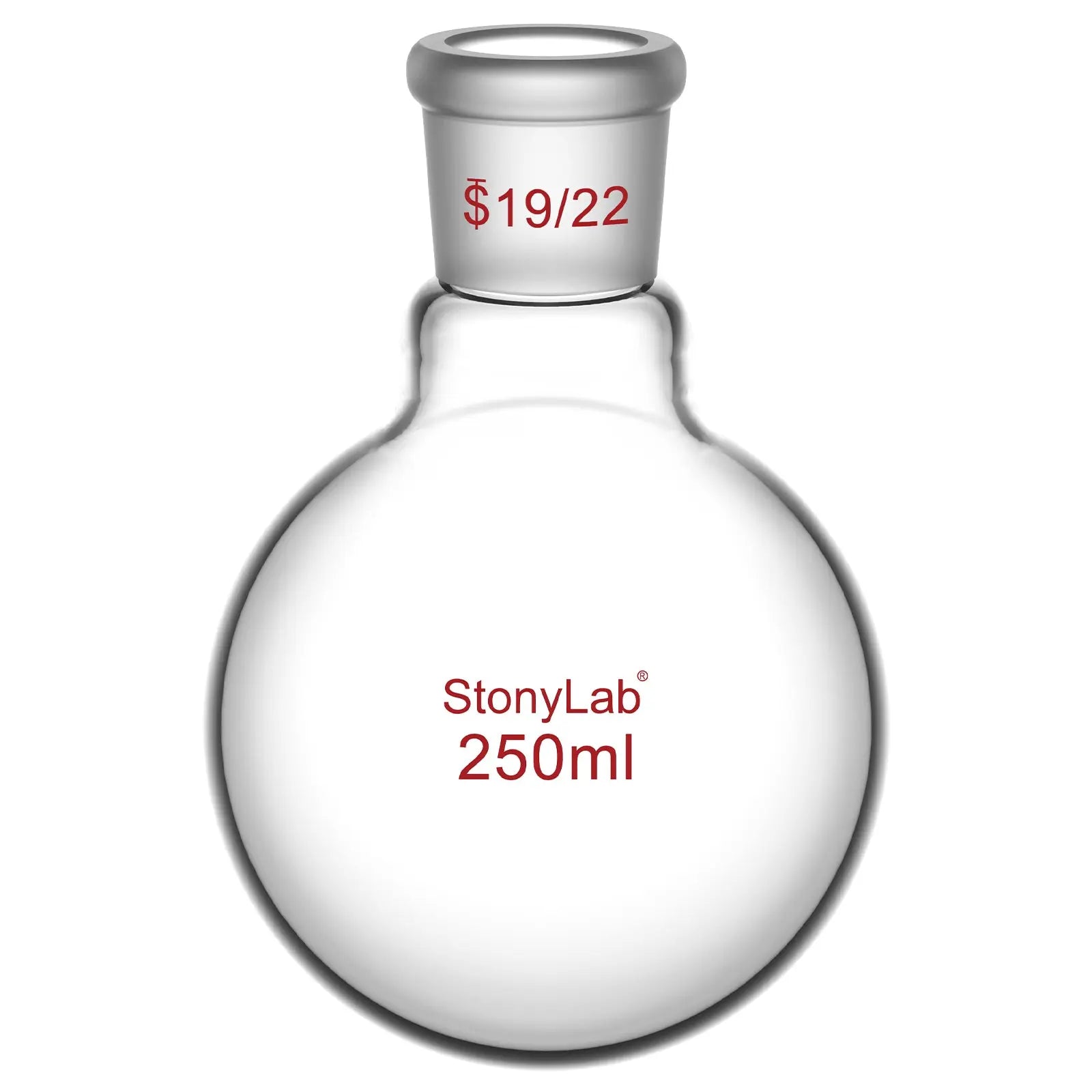Comprehensive product view and setup components for StonyLab 1 Neck Round Bottom Flask