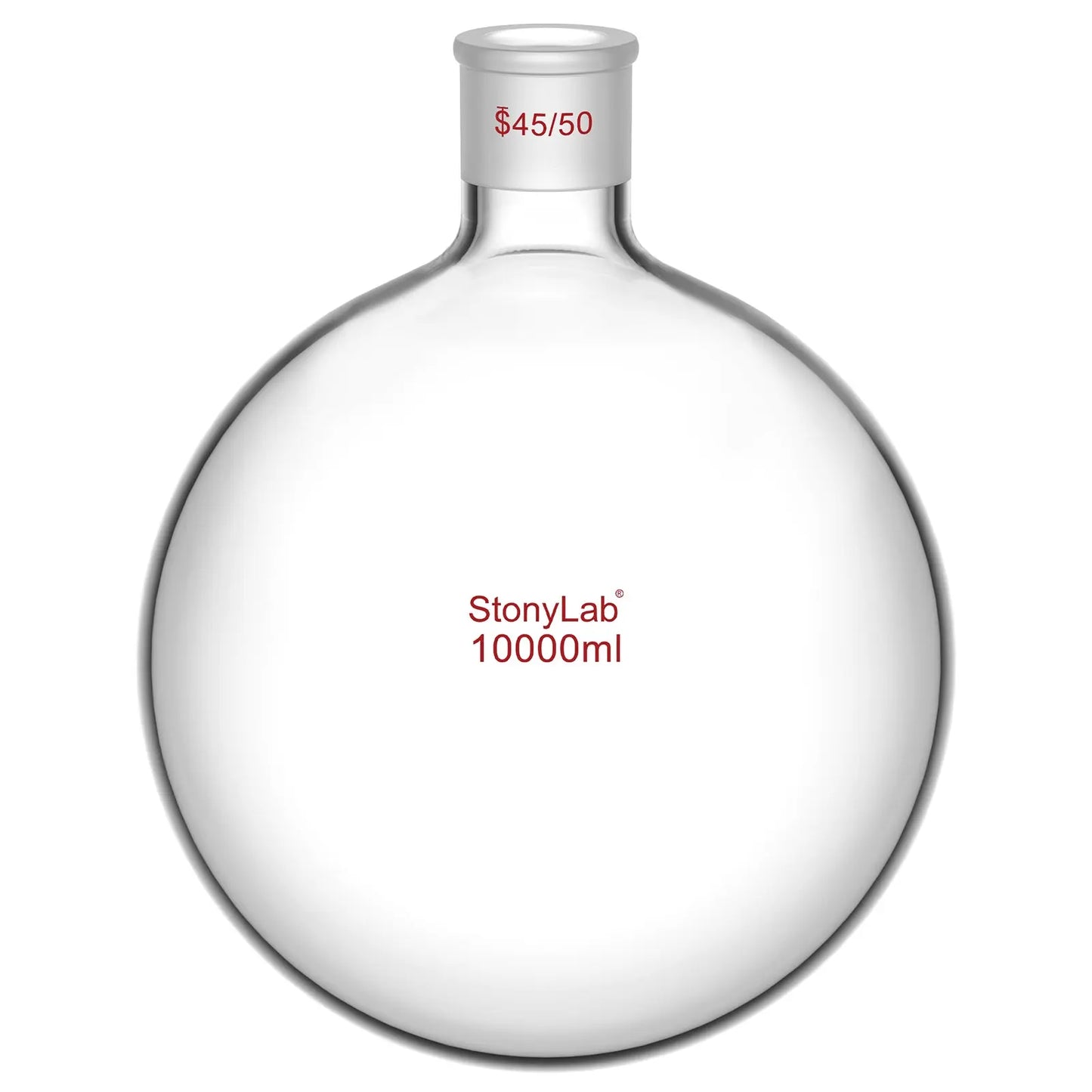 1-Neck Round Bottom Flask, 45/50 Joints, 5-20 L Flasks-Round Bottom-1 Neck