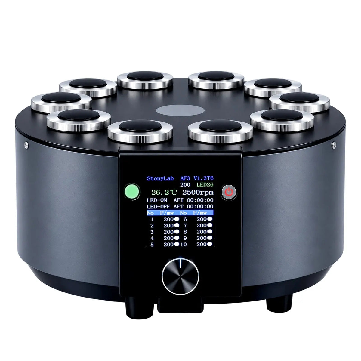 10-Position High-Throughput Parallel Photoreactor, Interchangeable Multi-Wavelength Light Sources, Independent Light Control Photoreactor-Parallel Photoreactor