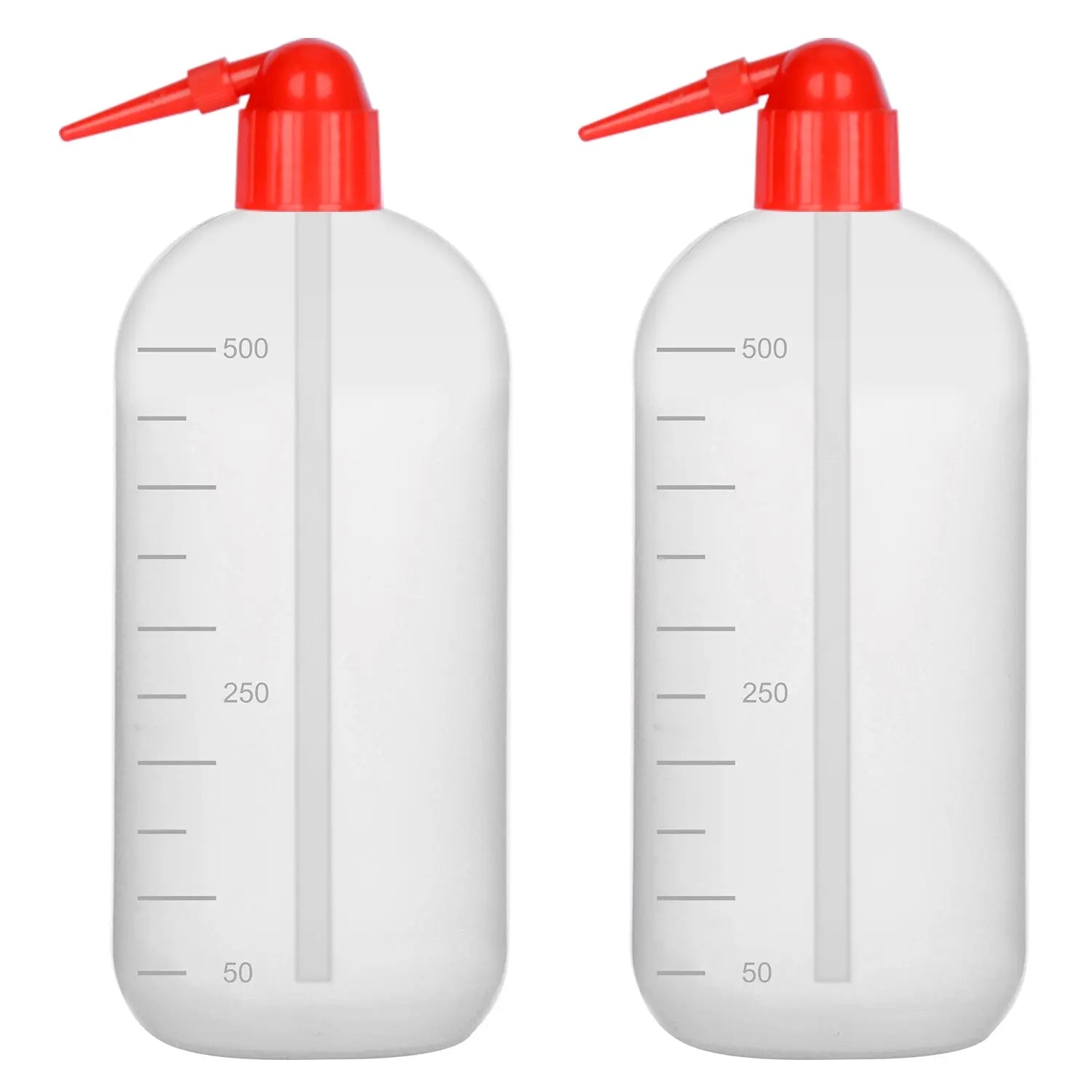 Side view and dimensional layout of the durable StonyLab LDPE Wash Bottle