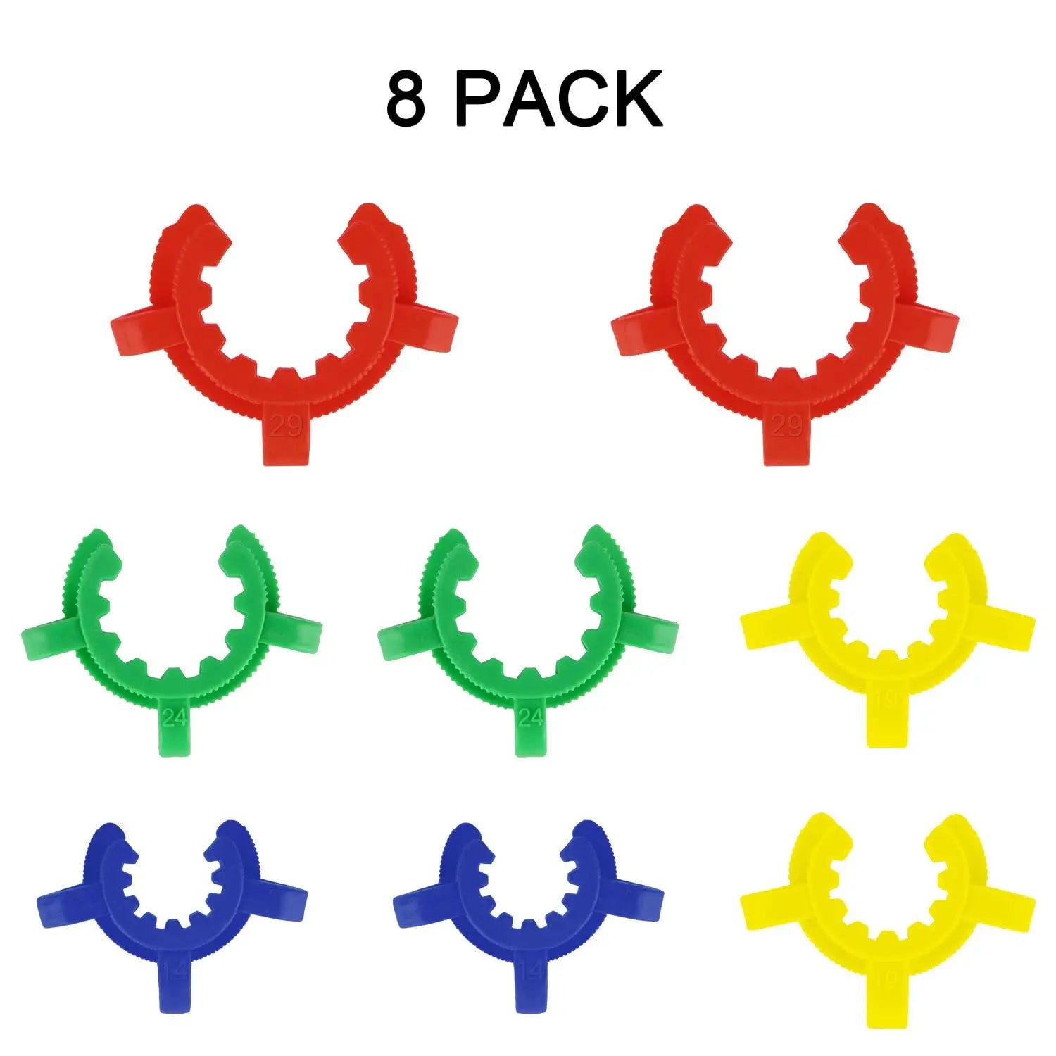 Side view and dimensional layout of the durable StonyLab Plastic Joint Clip Set