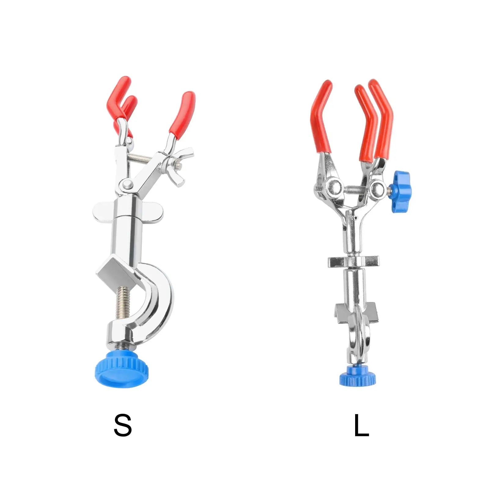 Close-up view showing the precise design and material of StonyLab 3-Prong Swivel Clamp