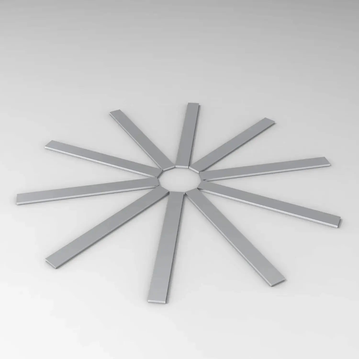 Side view and dimensional layout of the durable StonyLab 304 Stainless Steel Sheets