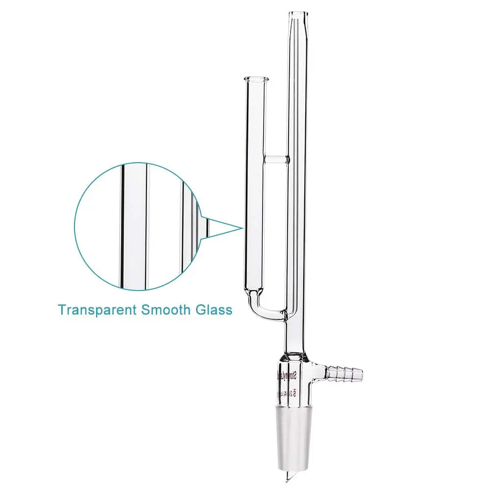 StonyLab NMR Tube Washer Cleaner Glass Apparatus for 5 mm NMR Tube with 24 heavy duty chemical processing configuration