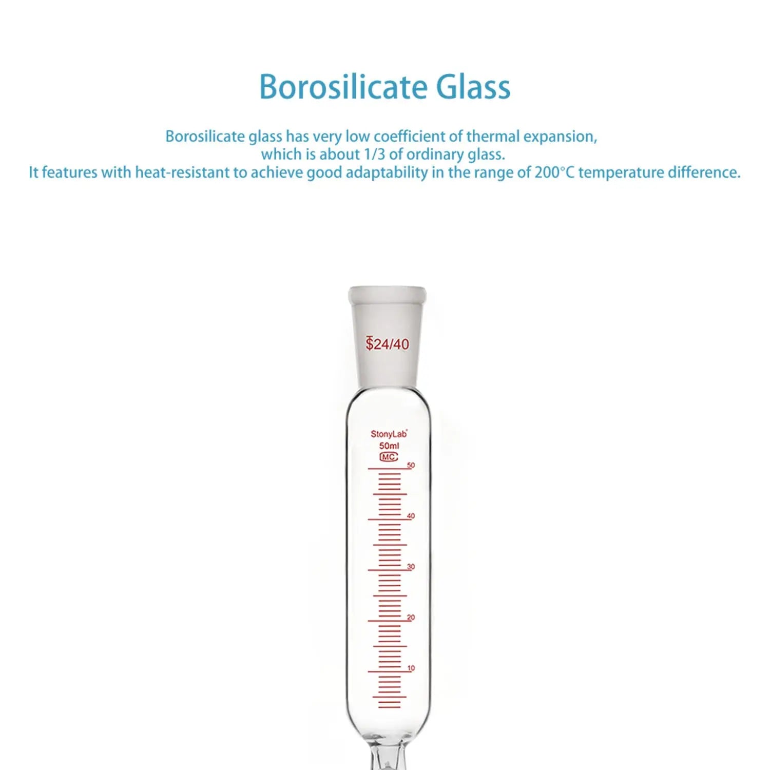 StonyLab Addition Funnel heavy duty chemical processing configuration