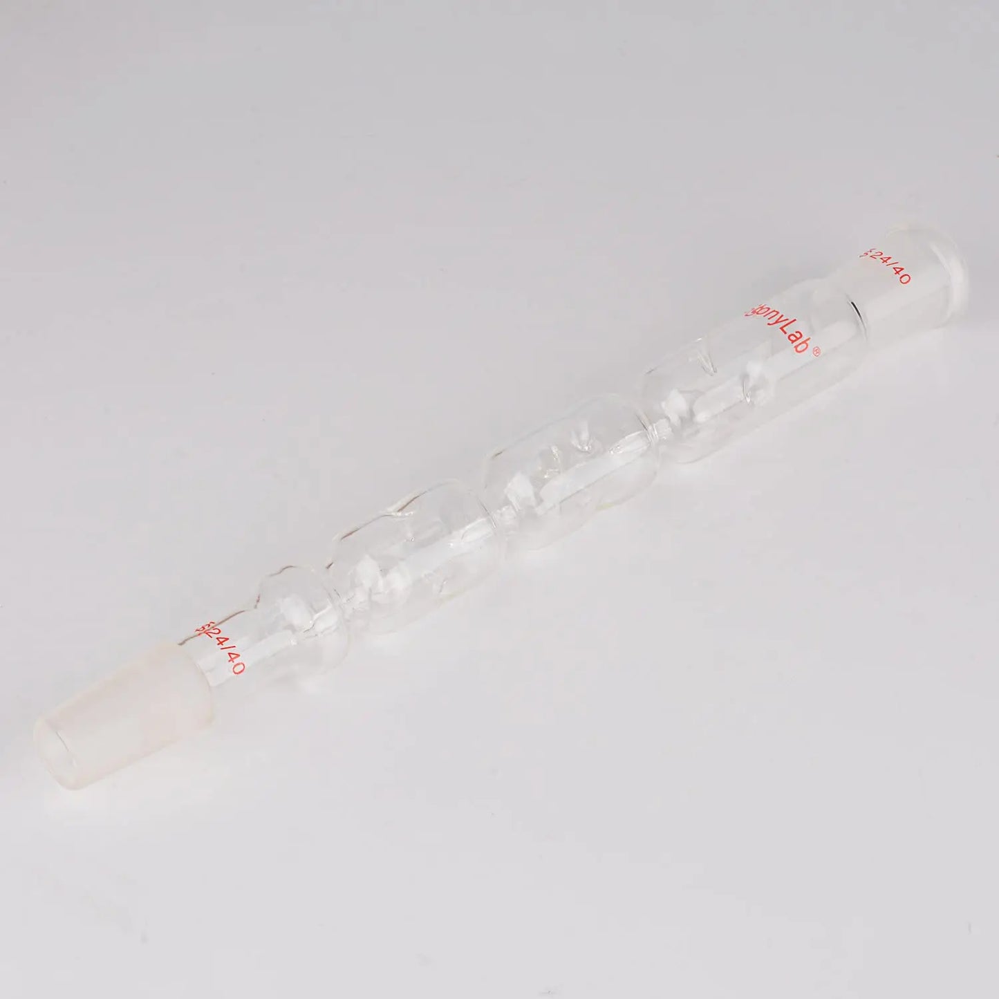 Glass 3 Section Snyder Distilling Column with 24/40 Joints, 300 mm Length Chromatography - Columns