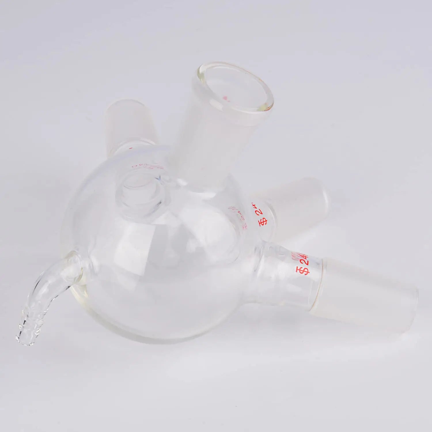 Alternative angle showing underlying build quality of StonyLab Glass Distilling Receiver