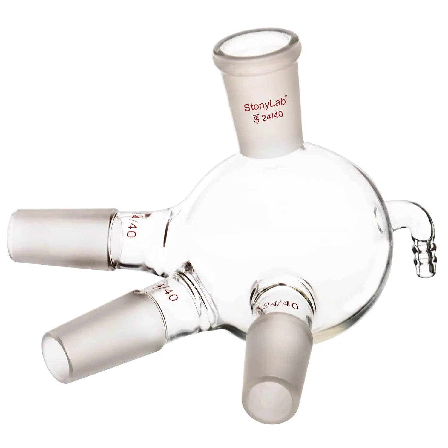 Glass Distilling Receiver, Borosilicate Glass Adapter - StonyLab