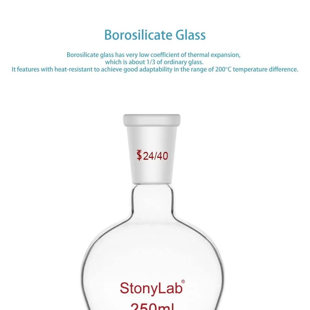 Detailed structural assembly component for StonyLab Single Neck Flask