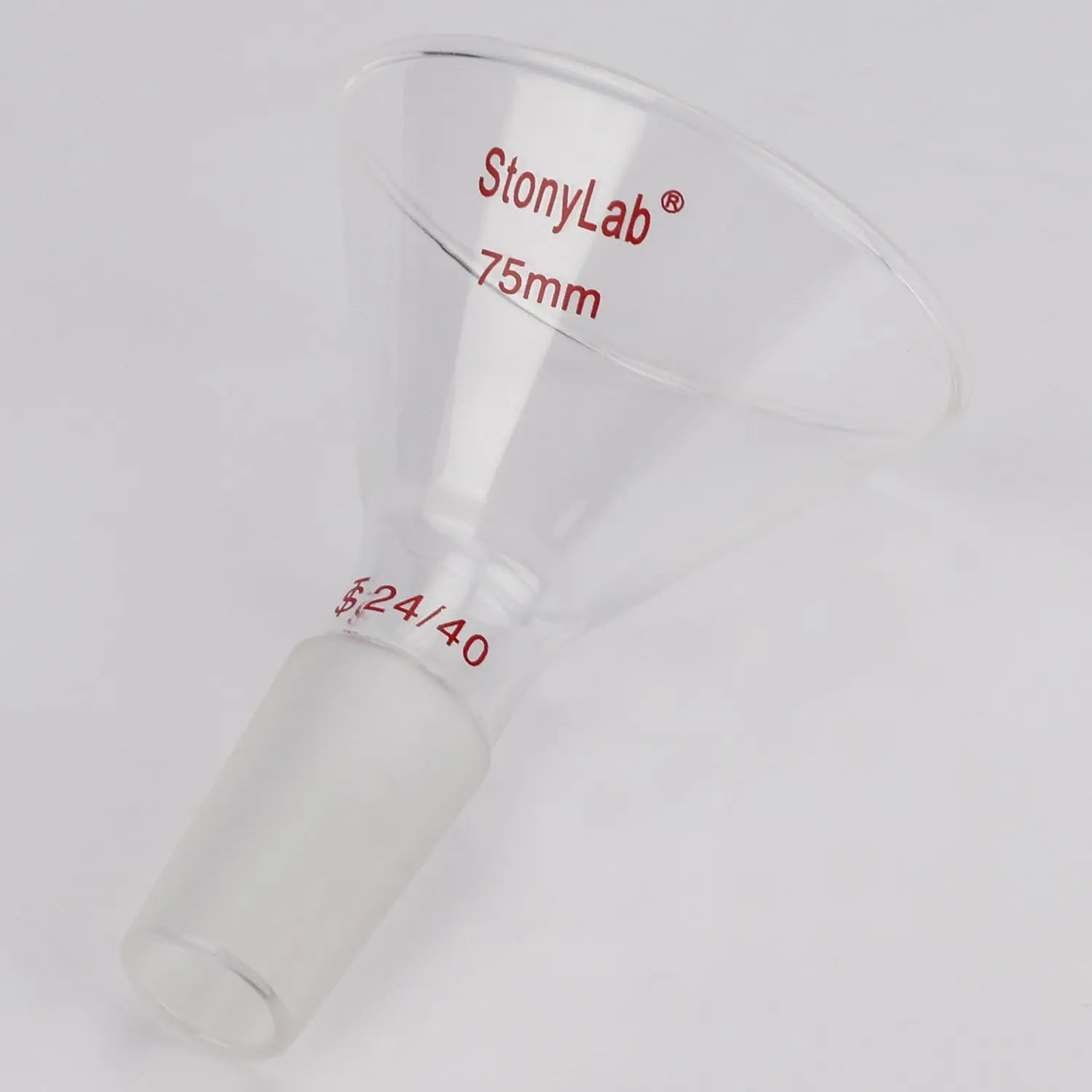 Detailed structural assembly component for StonyLab 60¡ã Offset Borosilicate Glass Powder Funnel