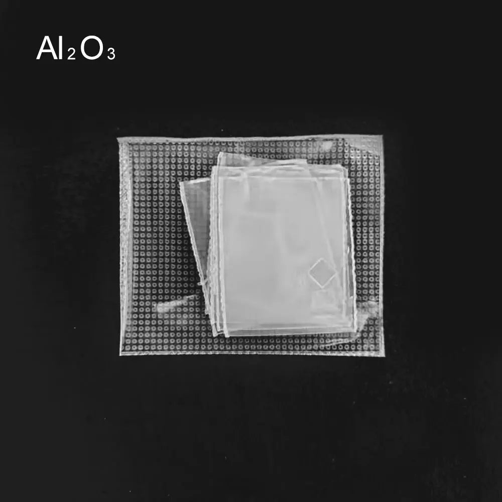 Side view and dimensional layout of the durable StonyLab Al2O3 Sapphire Crystal Substrate