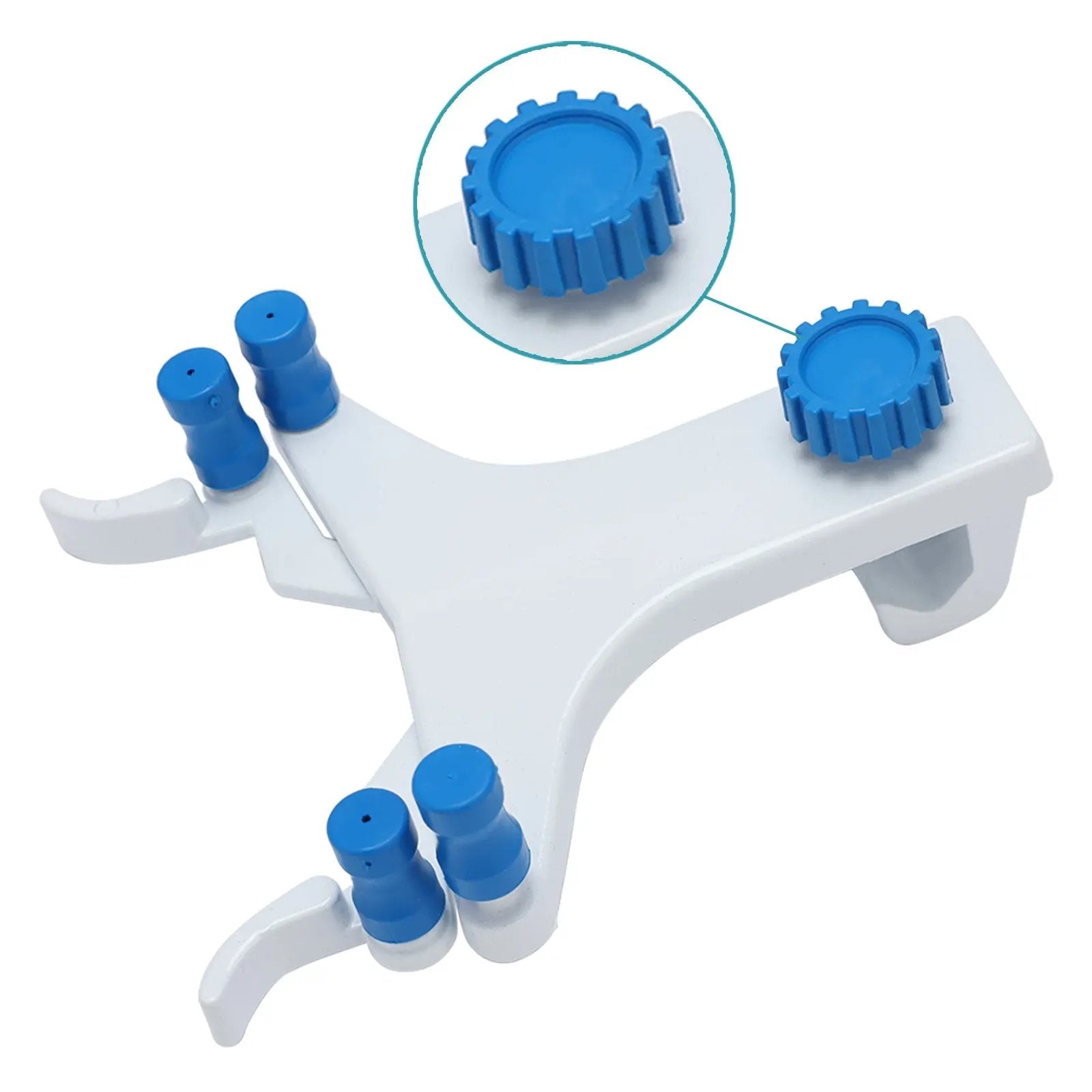 Side view and dimensional layout of the durable StonyLab Burette Clamp