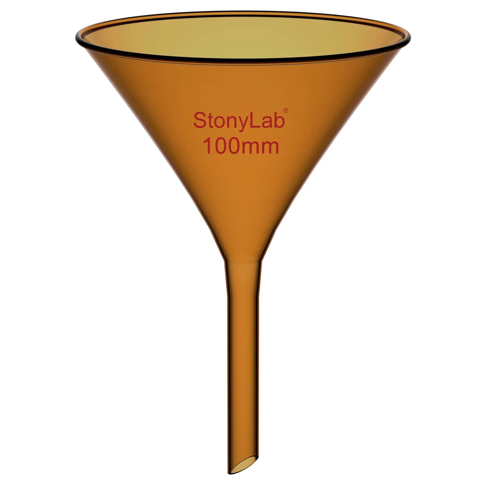 StonyLab Amber Filter Funnel for professional laboratory applications