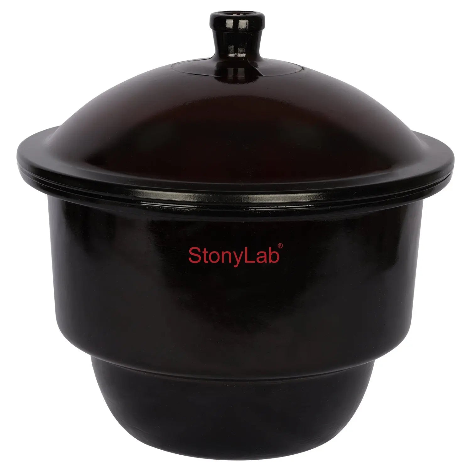 Comprehensive product view and setup components for StonyLab Amber Glass Desiccator