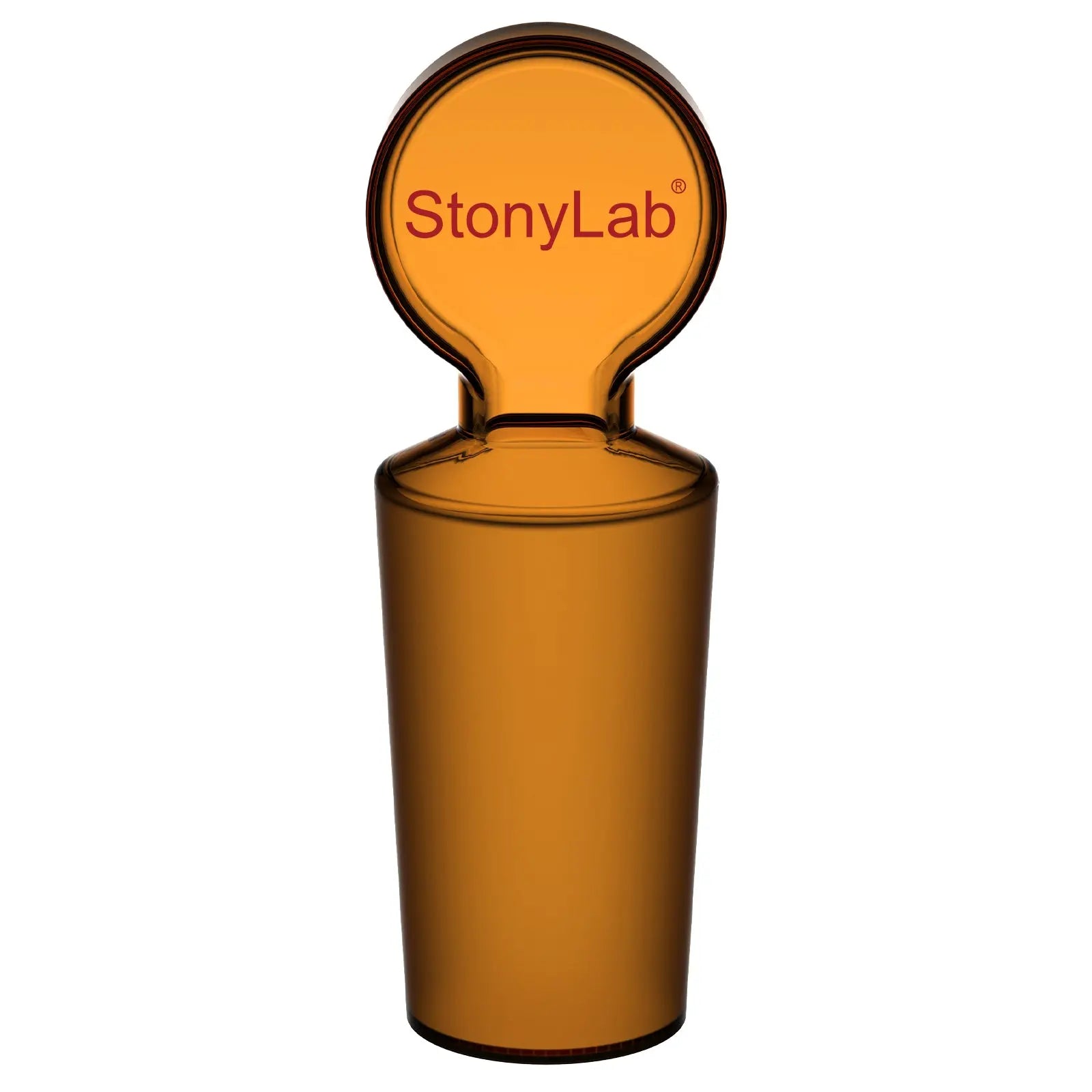 StonyLab Amber Glass Stoppers for professional laboratory applications
