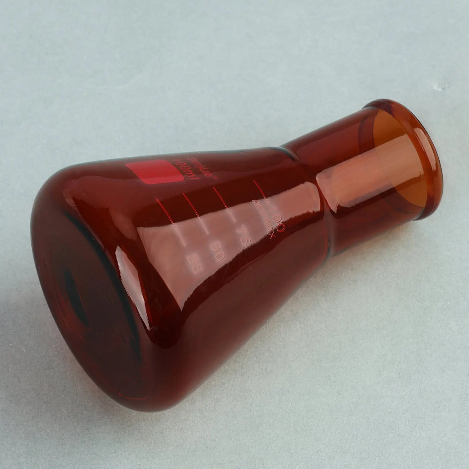 Detailed structural assembly component for StonyLab Amber Narrow Mouth Erlenmeyer Flask