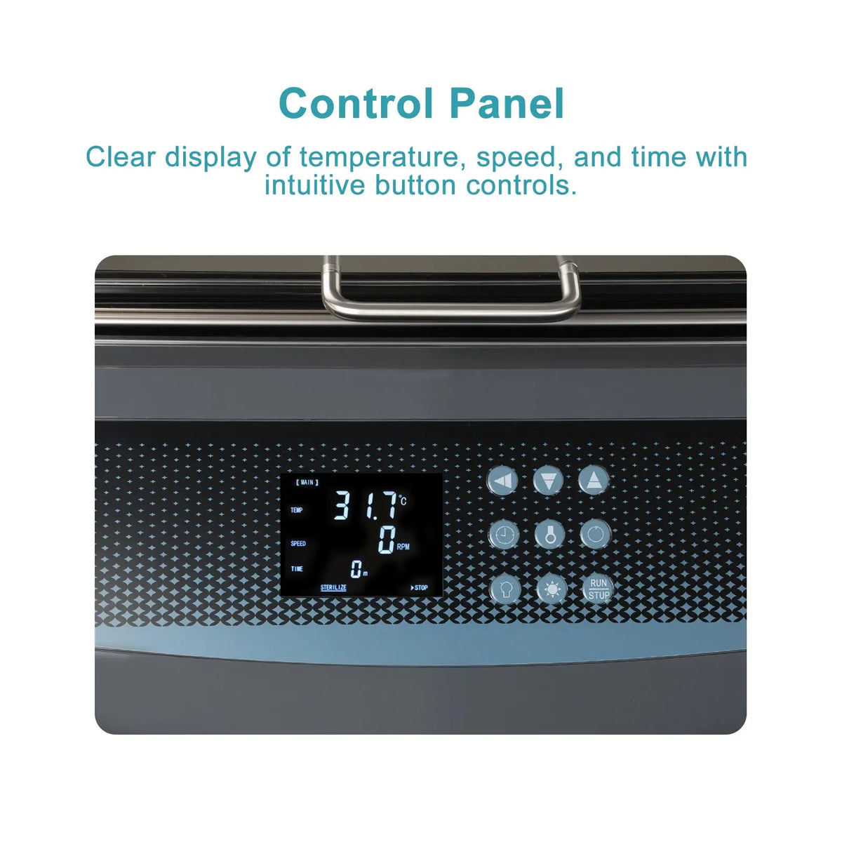Benchtop Incubator Shaker, 20–300 rpm, PID Temperature Control, +5°C Above Ambient or 4-65°C