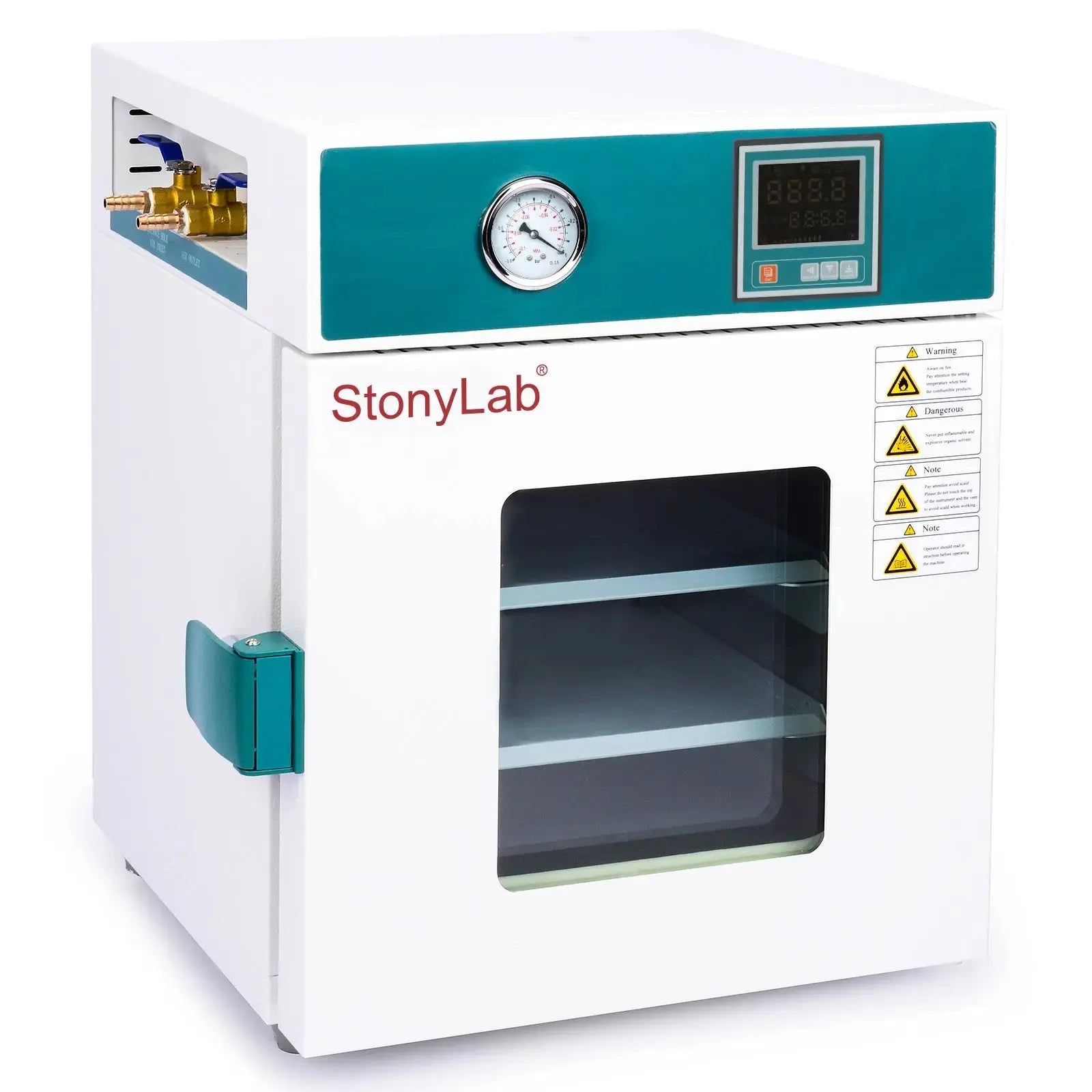 Detailed structural assembly component for StonyLab Benchtop Vacuum Drying Oven