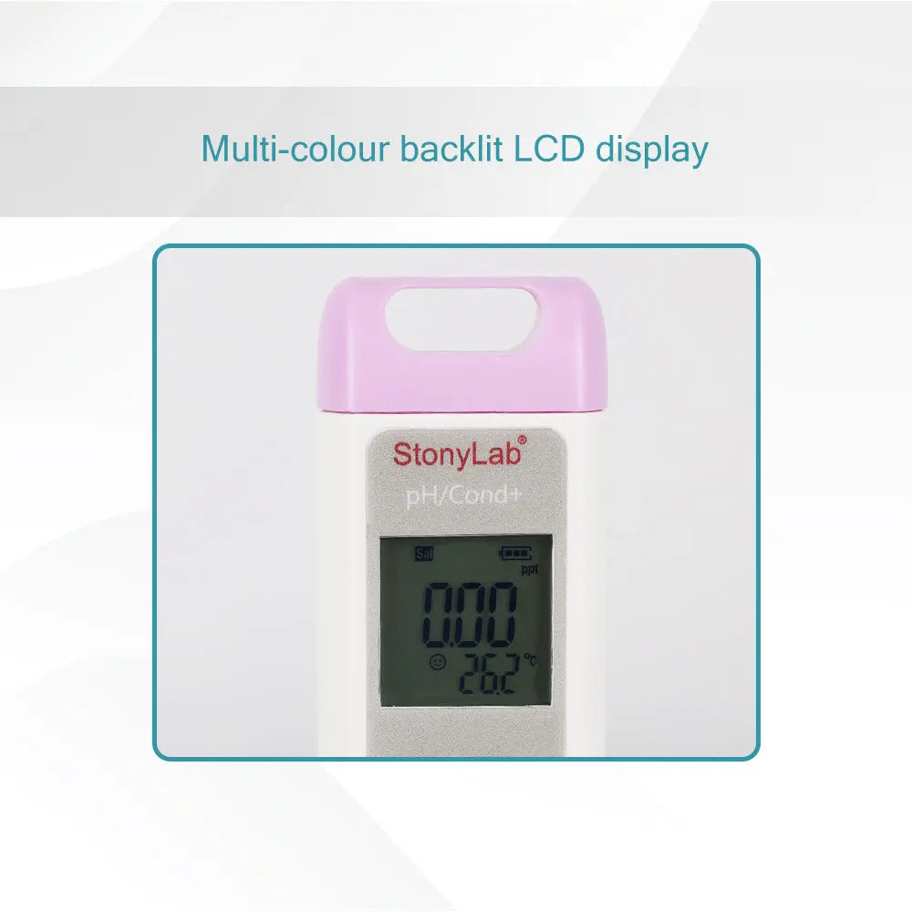 Alternative angle showing underlying build quality of StonyLab Bluetooth Pen-Type Multiparameter pH Meter