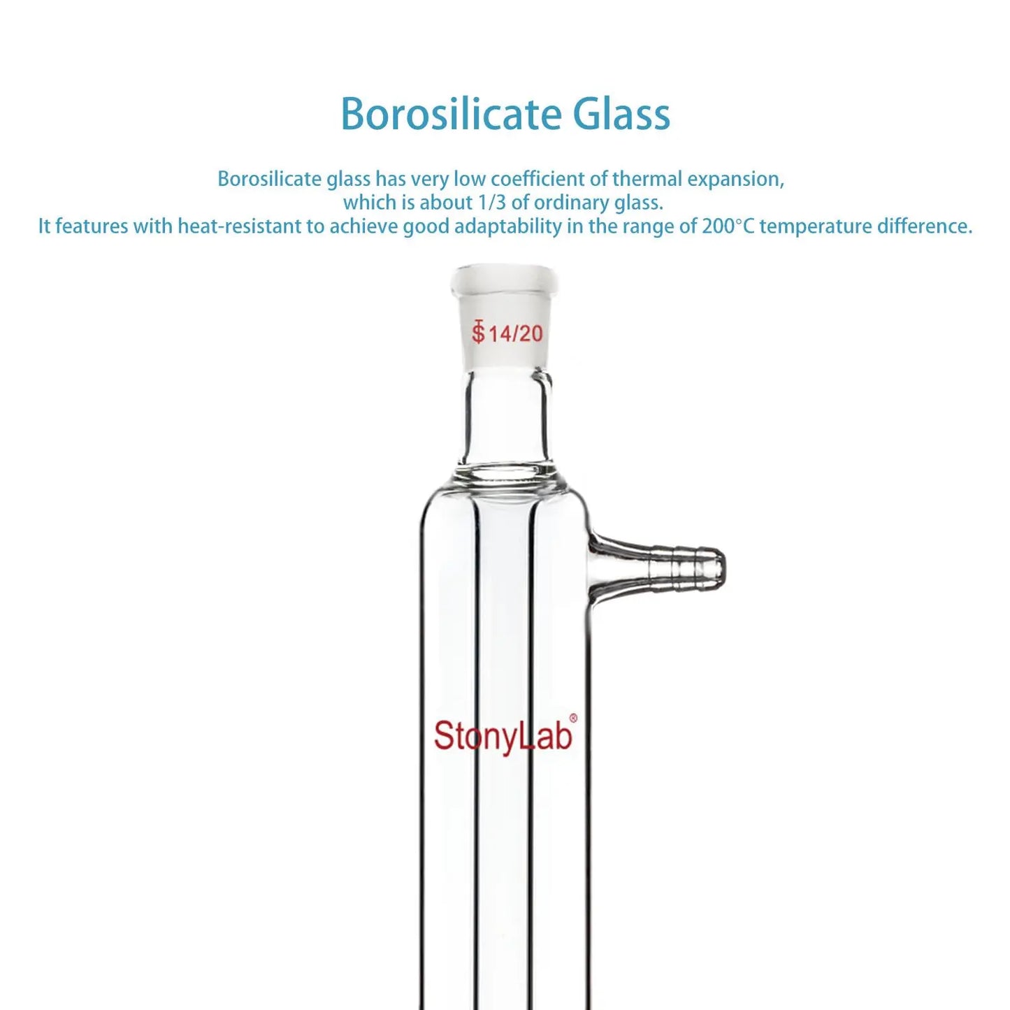 Borosilicate Glass Liebig Condenser Liebig Condenser