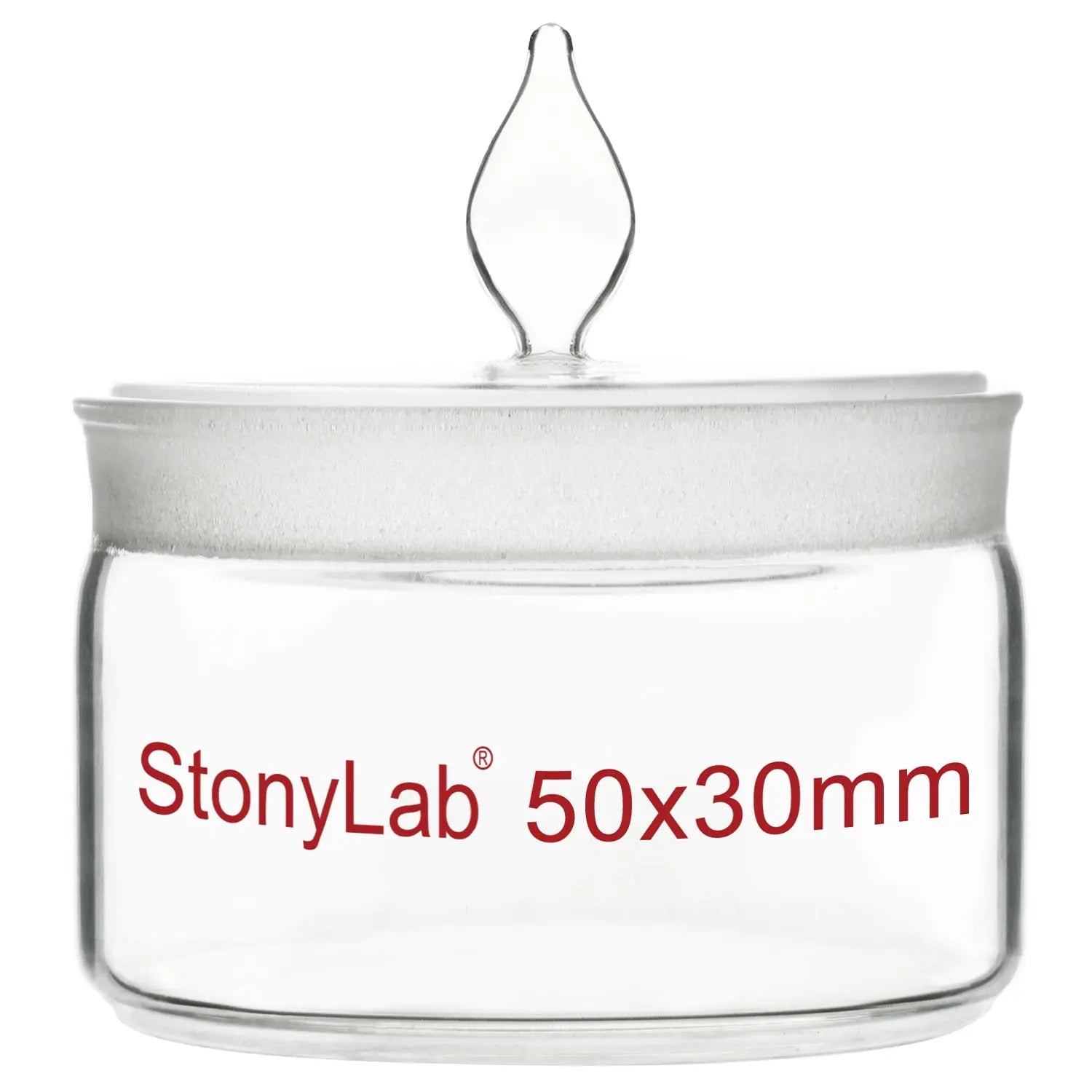 Comprehensive product view and setup components for StonyLab Weighing Bottle with Ground Stopper