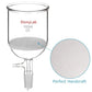 Buchner Filtering Funnel, Vacuum Serrated Tubulation, 60-1000 ml Funnels - Buchner