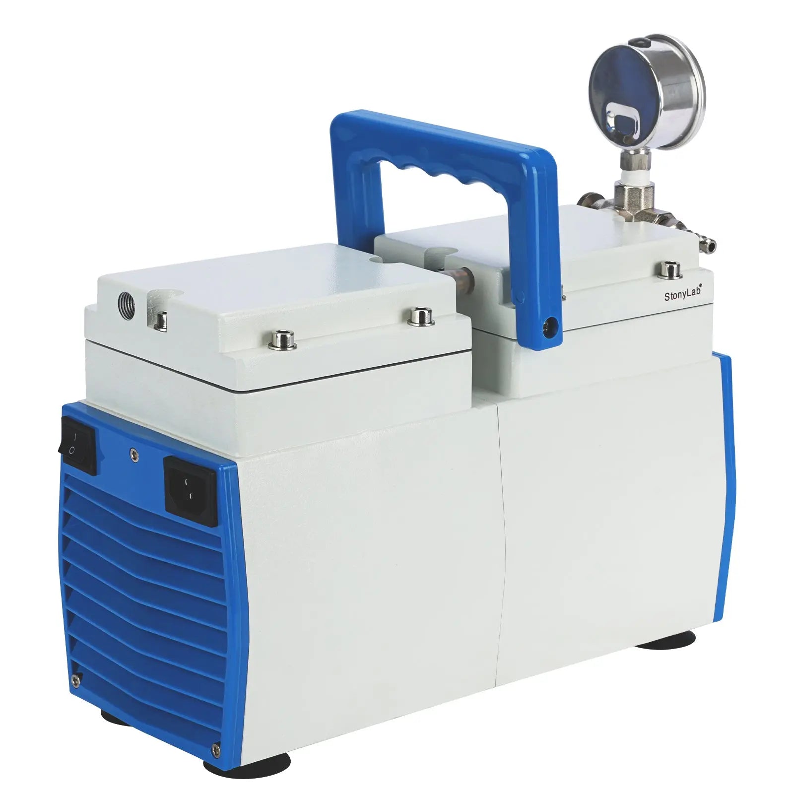 Comprehensive product view and setup components for StonyLab Corrosion-Resistant Diaphragm Vacuum Pump