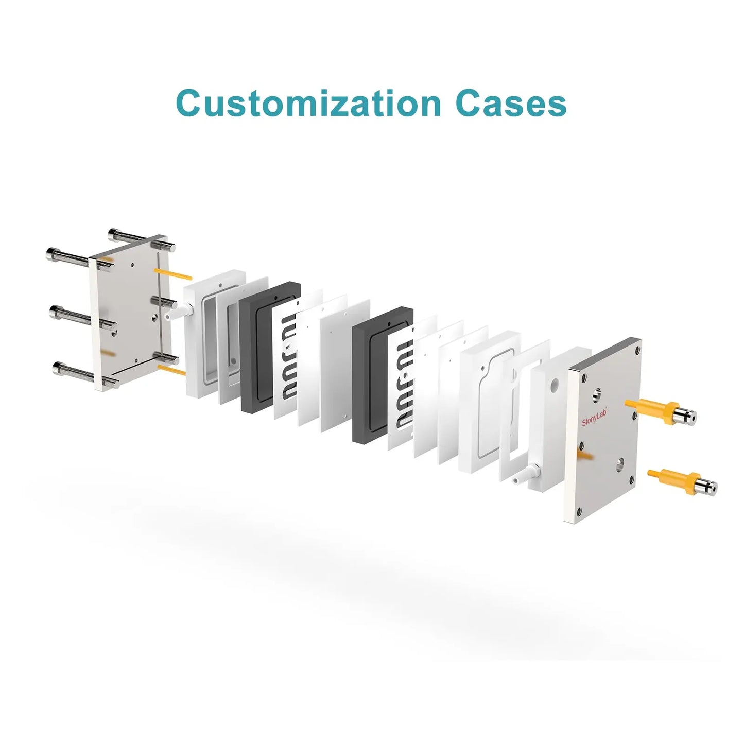 Custom Electrochemical Cell & Electrolyzer Fabrication Service, CO2RR, MEA, Flow, H-Type & Zinc-Air Cells, OEM Customization for Research Laboratories