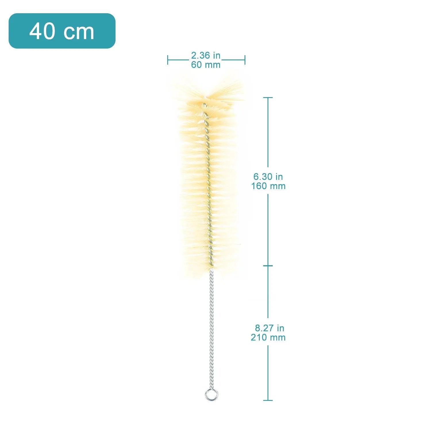 Close-up view showing the precise design and material of StonyLab Cylinder Brushes