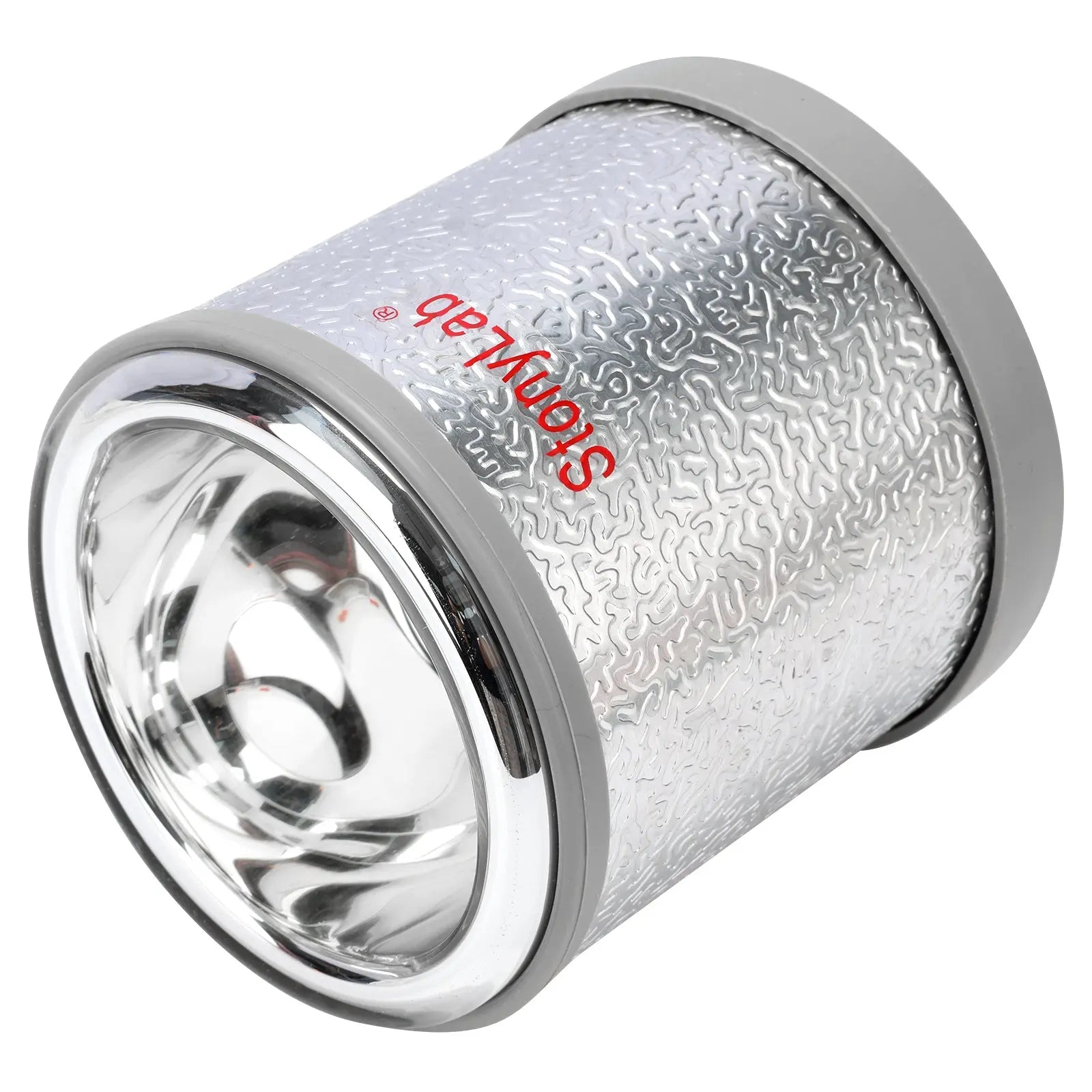 Side view and dimensional layout of the durable StonyLab Cryogenic Dewar Flasks