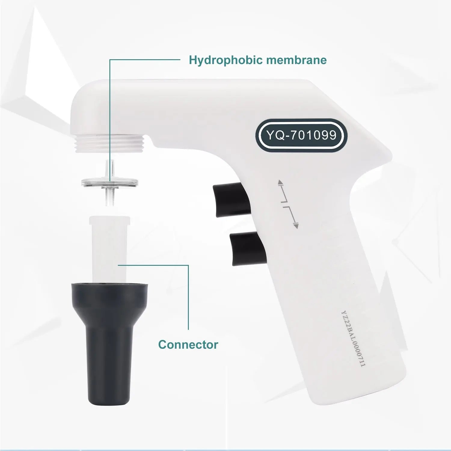 Close-up view showing the precise design and material of StonyLab Digital Motorized Pipette Controller for 1-50 ml Pipettes