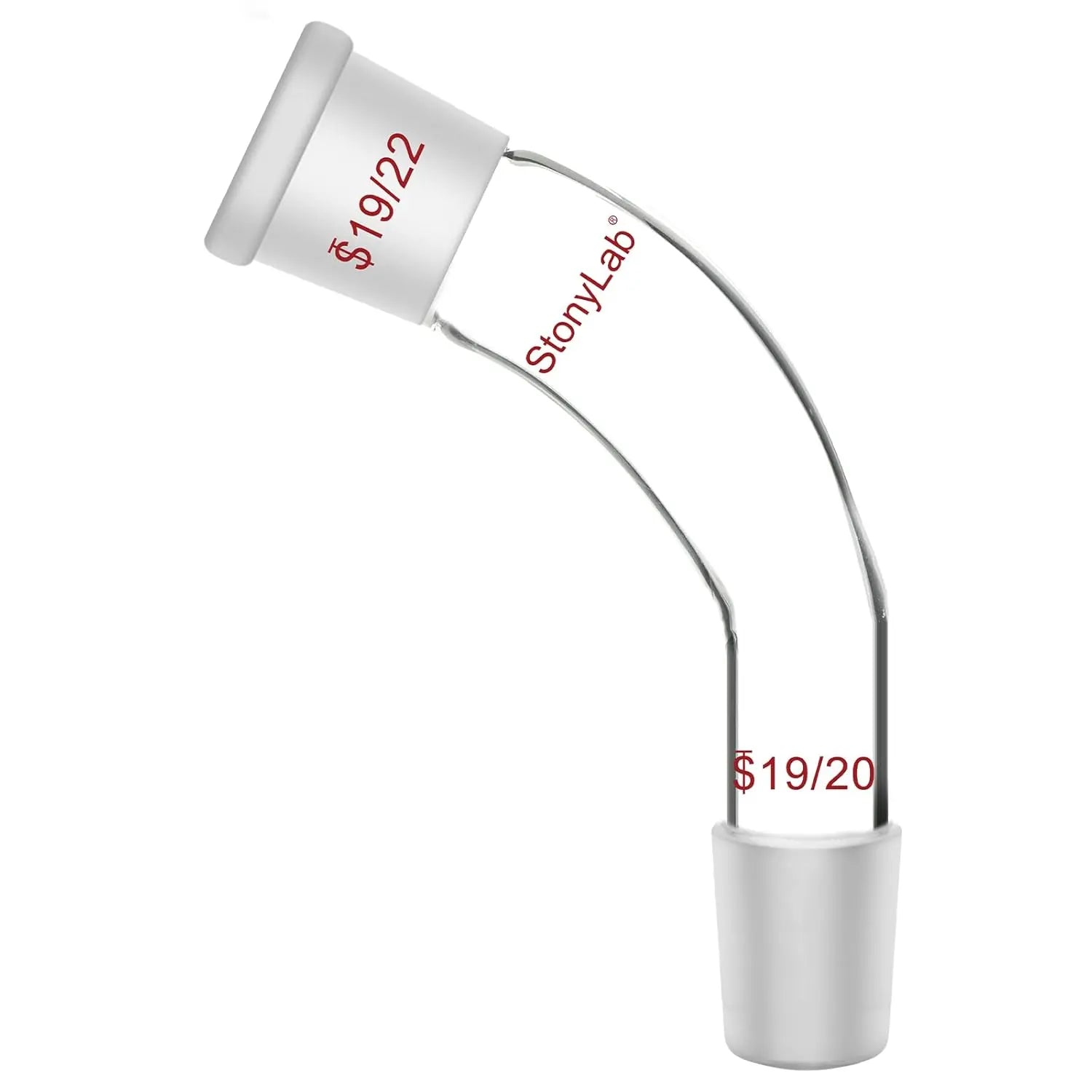 Alternative angle showing underlying build quality of StonyLab Distillation Adapter