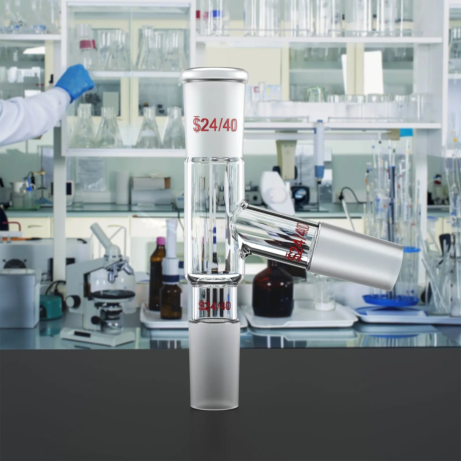 Detailed structural assembly component for StonyLab Distilling Connecting Adapter
