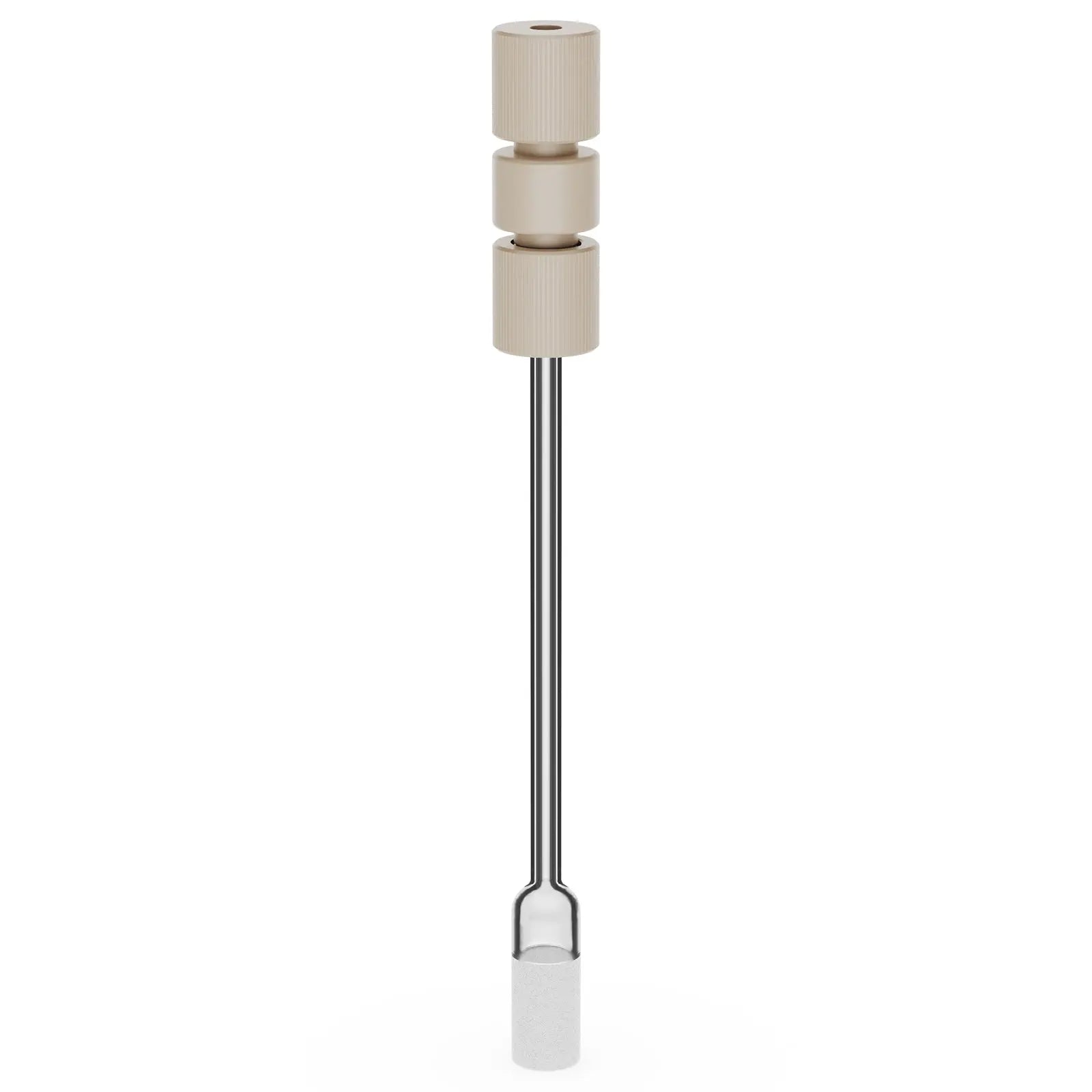 Electrochemical cell gas sparging kit with reusable PEEK connector and G1 borosilicate glass sparging tubes 3 mm OD StonyLab
