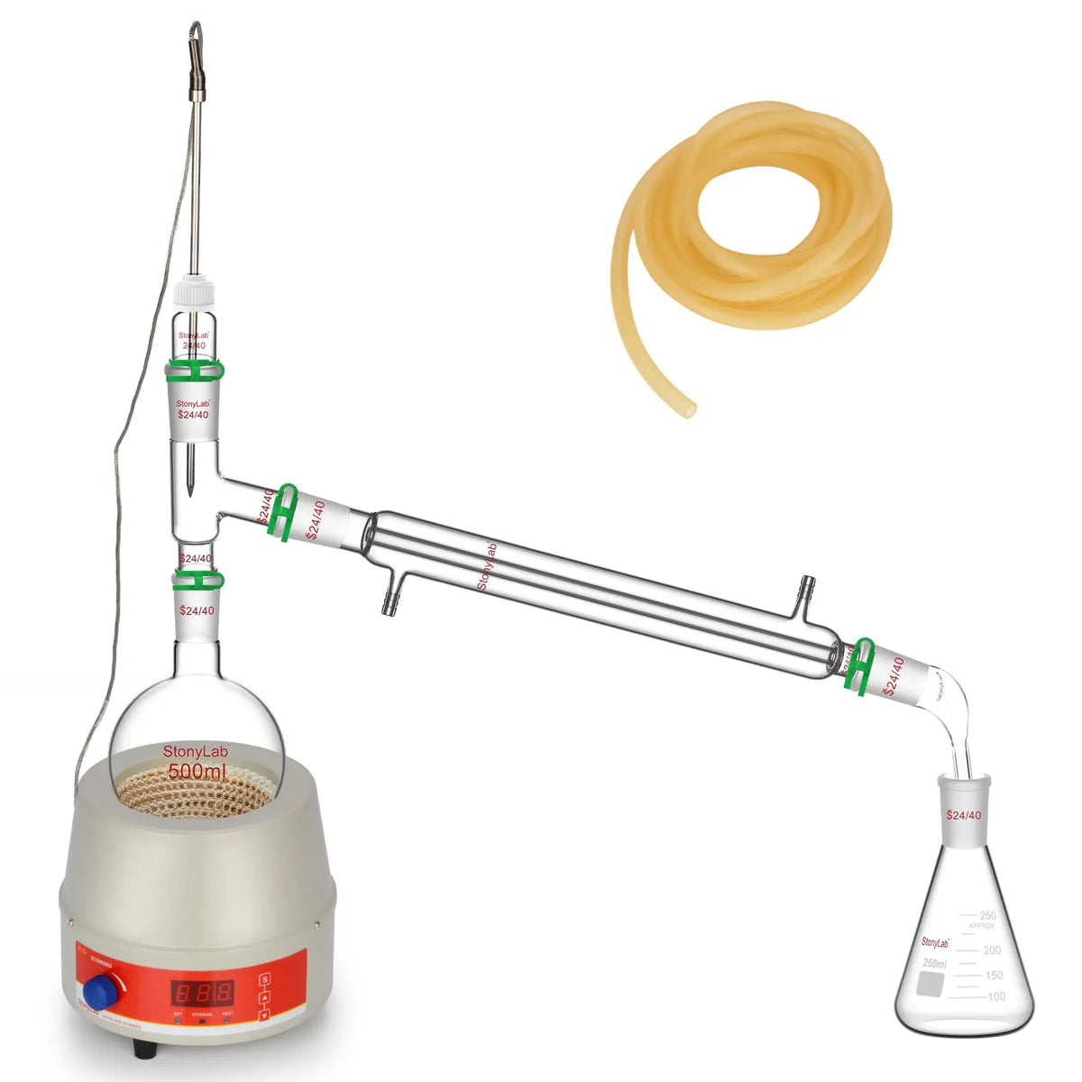 Ethanol Distillation Purification Kit, 12 pcs Kit-Ethanol Distillation Purification