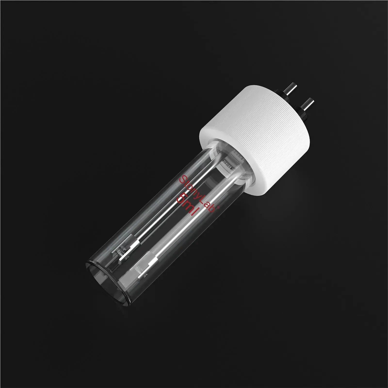 Comprehensive product view and setup components for StonyLab Flat-Bottom Sealed Tubular Electrolytic Cell