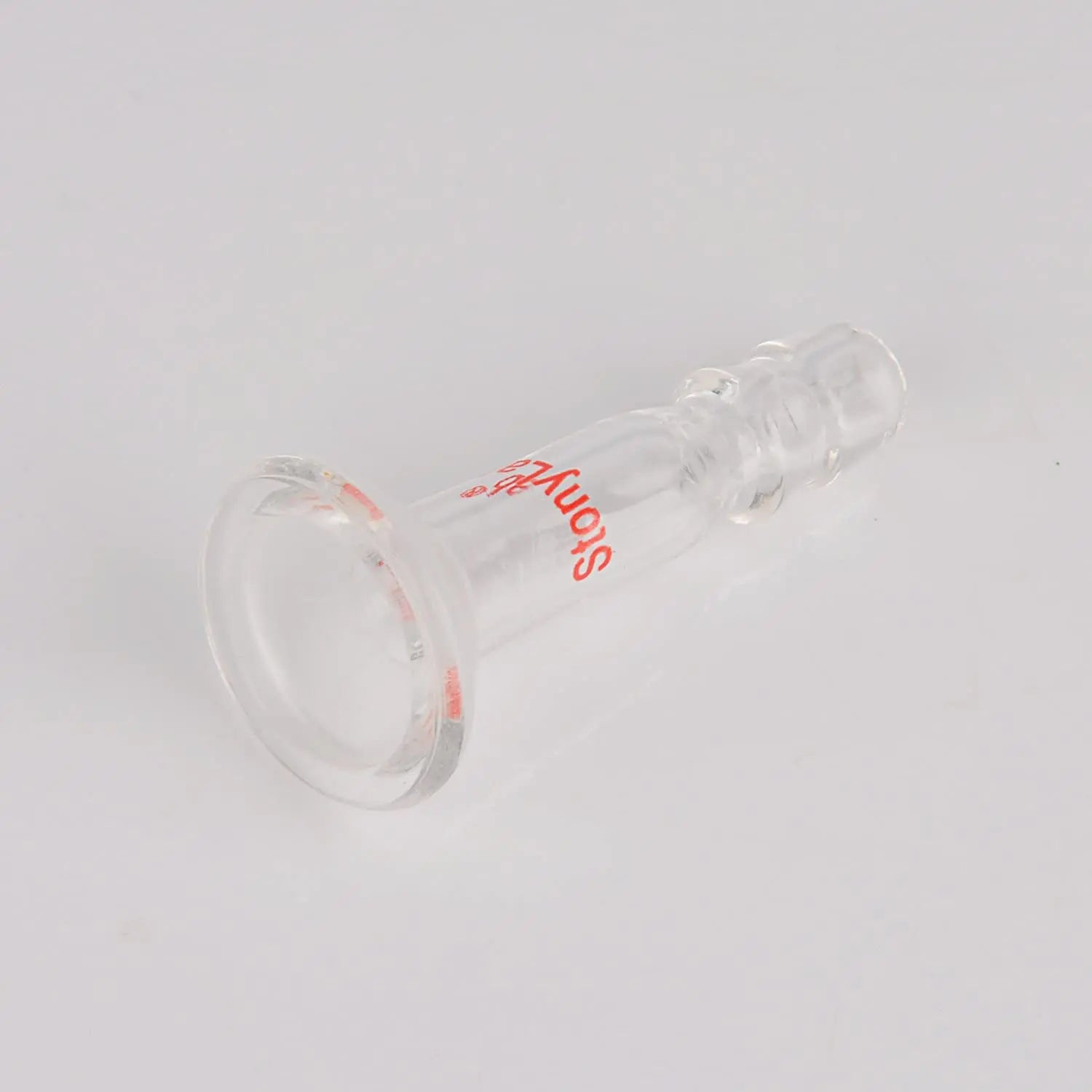 Alternative angle showing underlying build quality of StonyLab #15 O-Ring joint to 10 mm Serrated Hose Connection Adapter