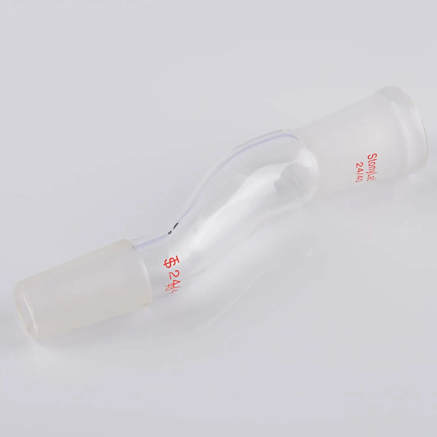 Side view and dimensional layout of the durable StonyLab Glass Connecting Adapter