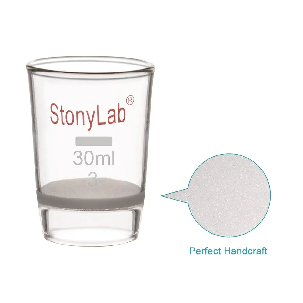 Detailed structural assembly component for StonyLab Glass Crucible Gooch Filter Crucible with Fritted Disc