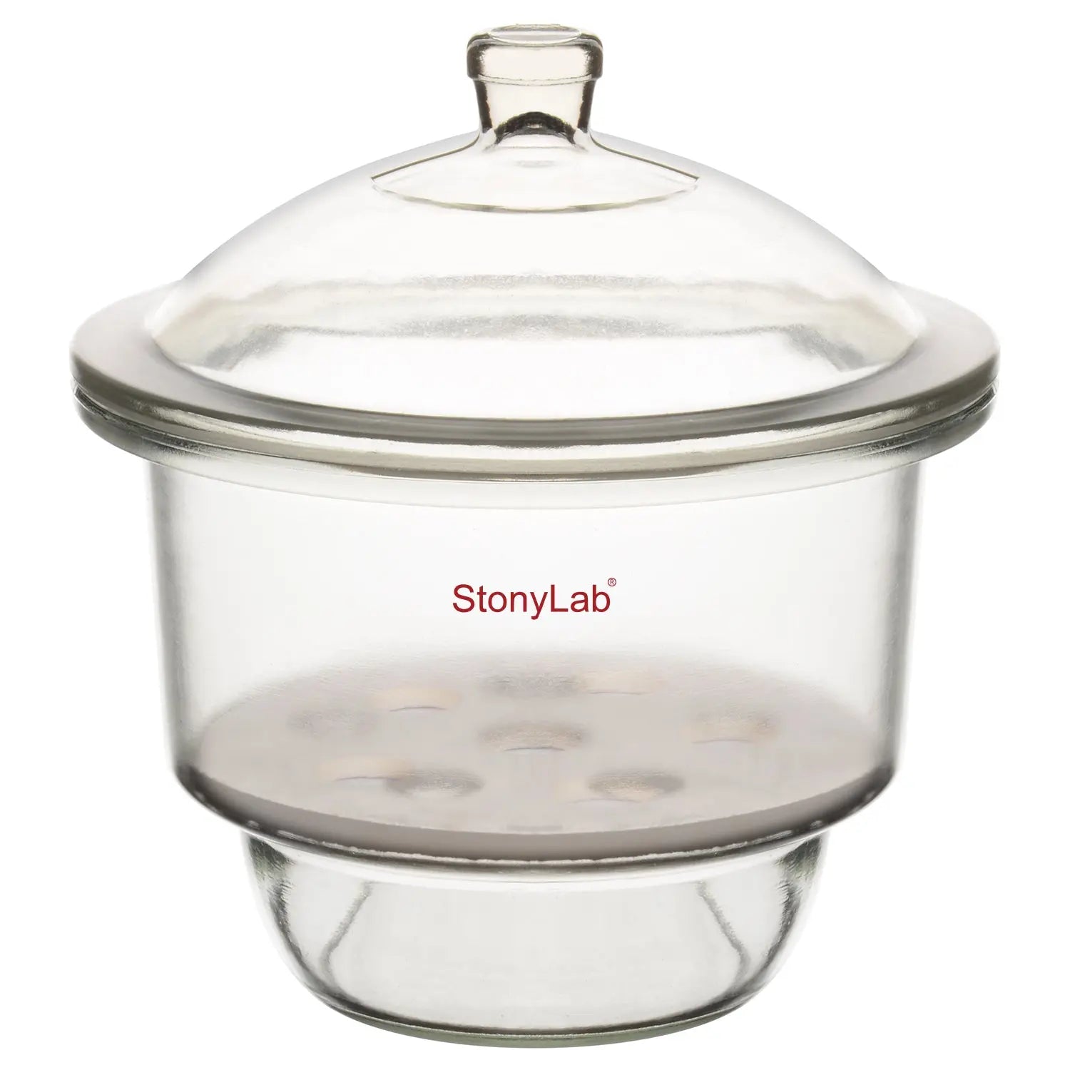 Comprehensive product view and setup components for StonyLab Glass Desiccator