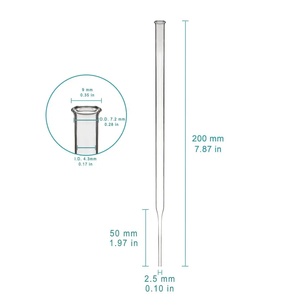 Glass Dropper Pipettes, Non-Graduated, 1ml-3ml, 100 Pack Droppers-Glass