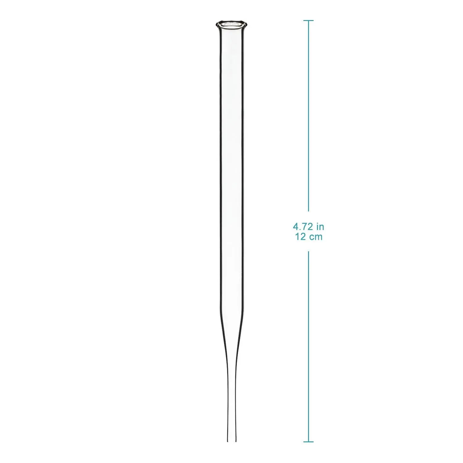 Close-up view showing the precise design and material of StonyLab Glass Dropper Pipettes