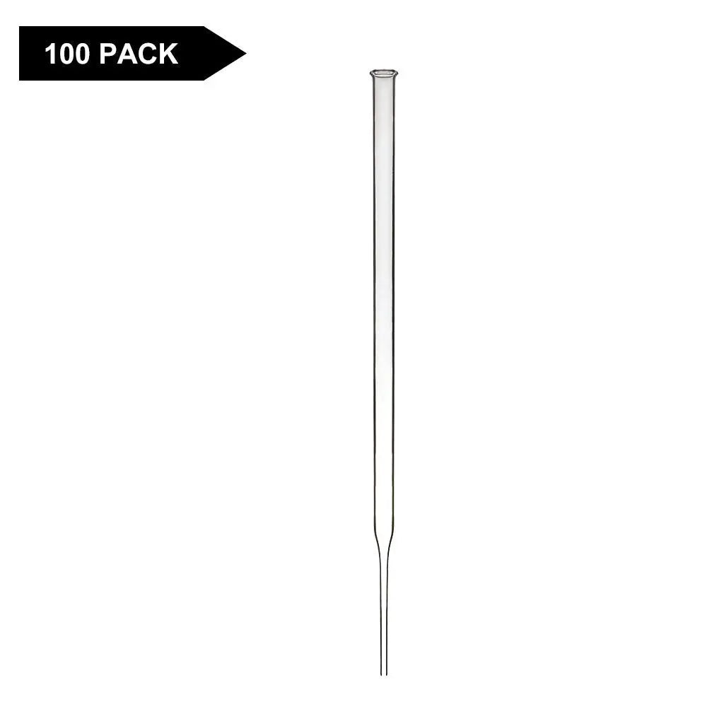 Side view and dimensional layout of the durable StonyLab Glass Dropper Pipettes