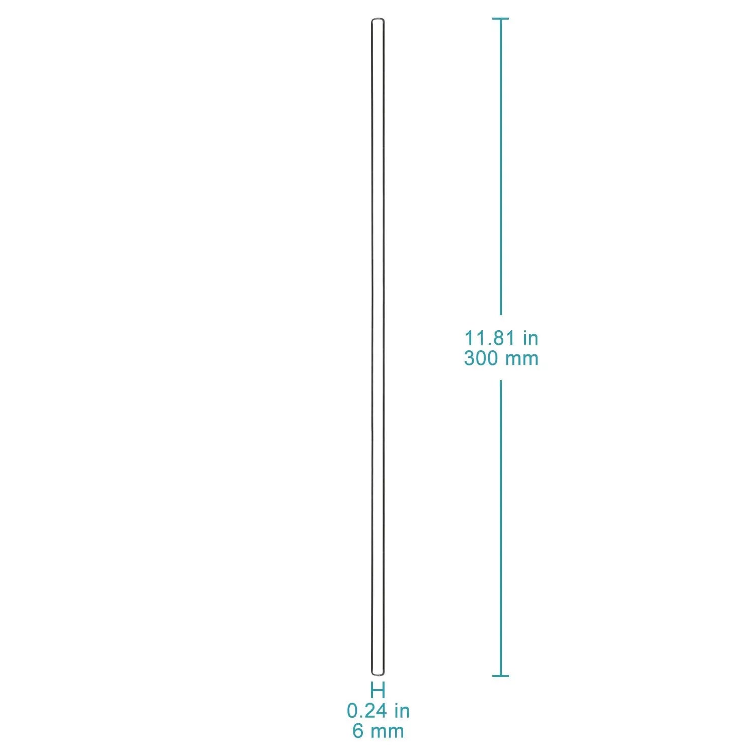 Glass Stirring Rods Stirring Rods 300-mm