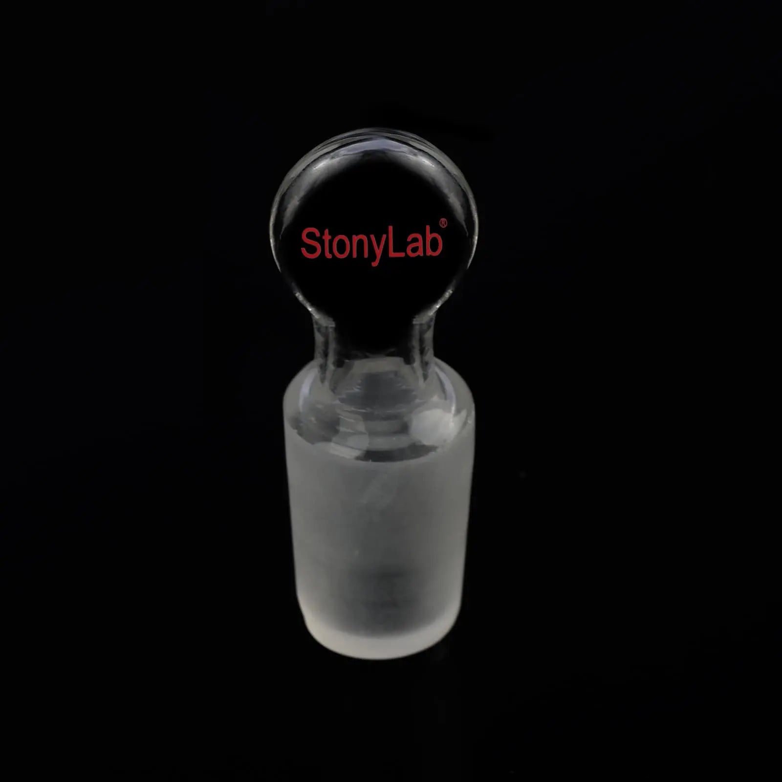 Alternative angle showing underlying build quality of StonyLab Glass Stoppers