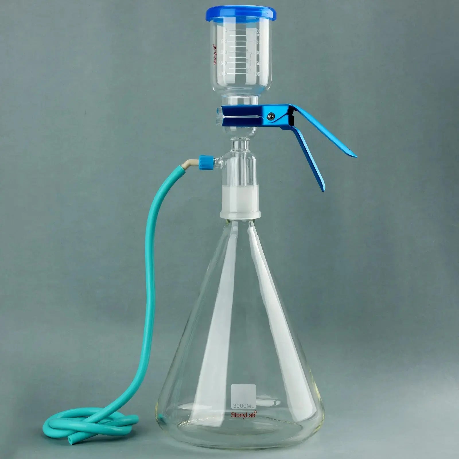 Alternative angle showing underlying build quality of StonyLab Glass Vacuum Filtration Assembly Filter Kit