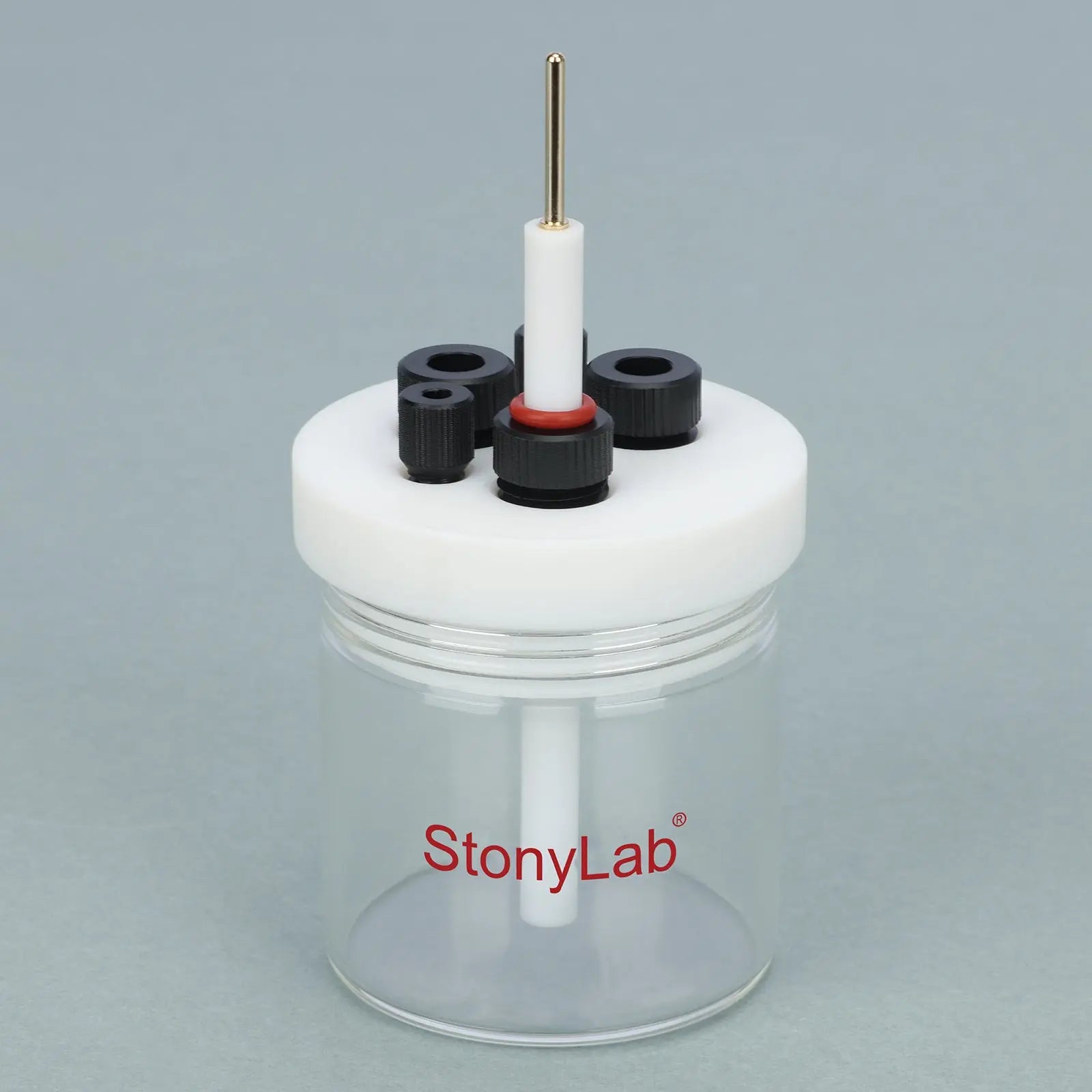 Detailed structural assembly component for StonyLab Gold Disk Electrode