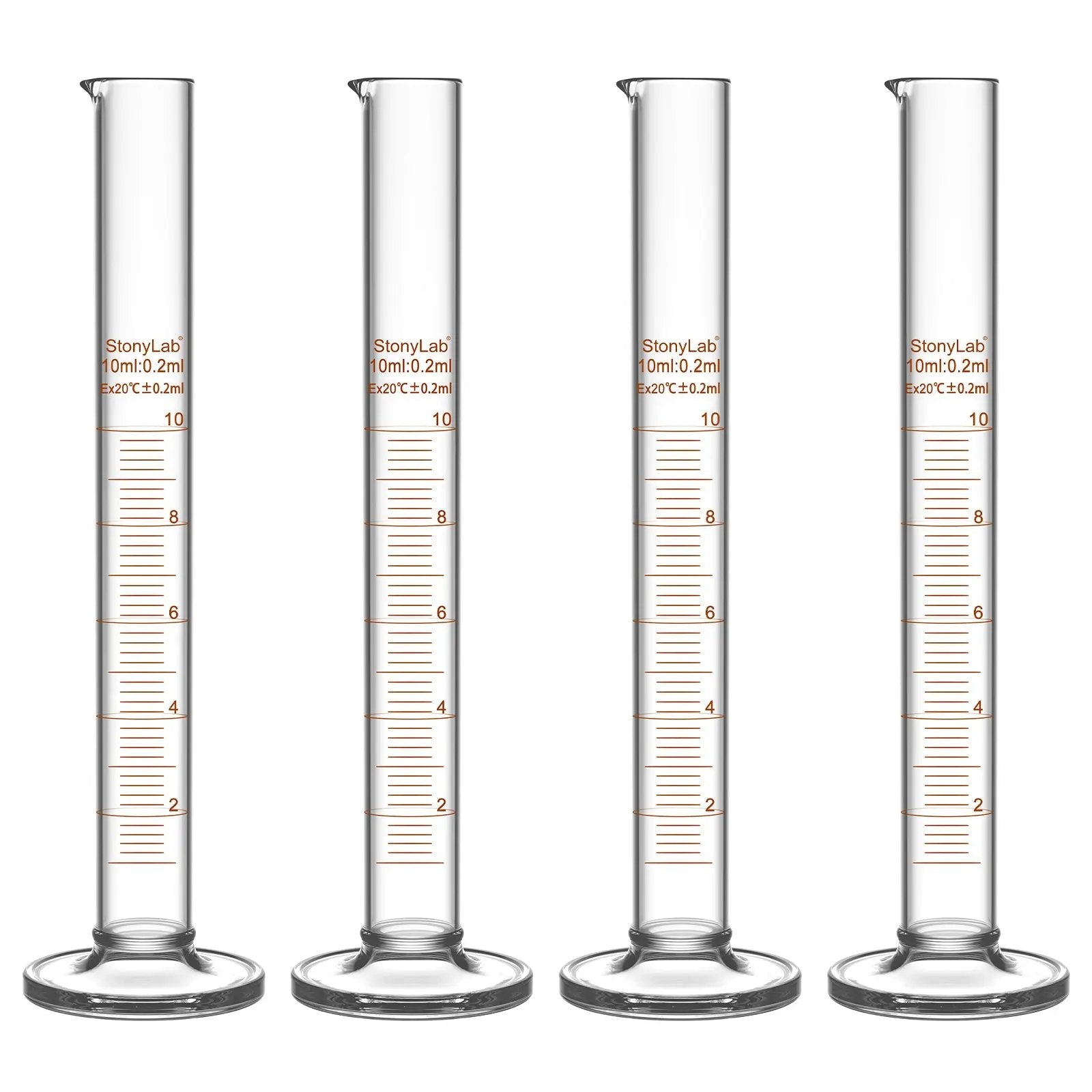 Comprehensive product view and setup components for StonyLab Graduated Cylinder