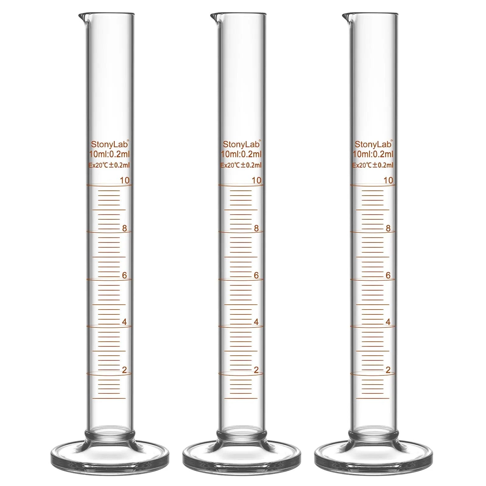 Comprehensive product view and setup components for StonyLab Graduated Cylinder